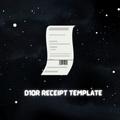 DI0R Receipt Template